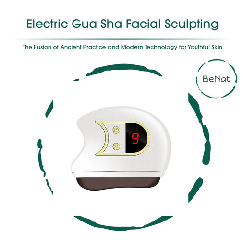 Electric Gua Sha Facial Sculpting Device – Anti-Aging Skin Massager with Red Light