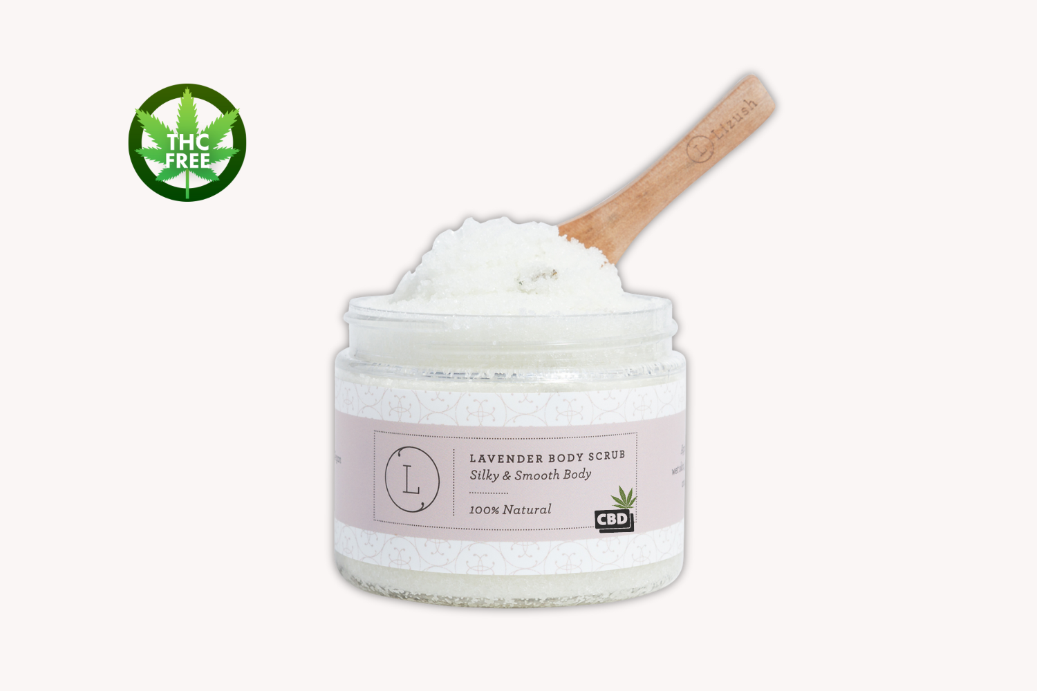 Lavender Natural Salt Body Scrub – Exfoliating Scrub with Essential Oils