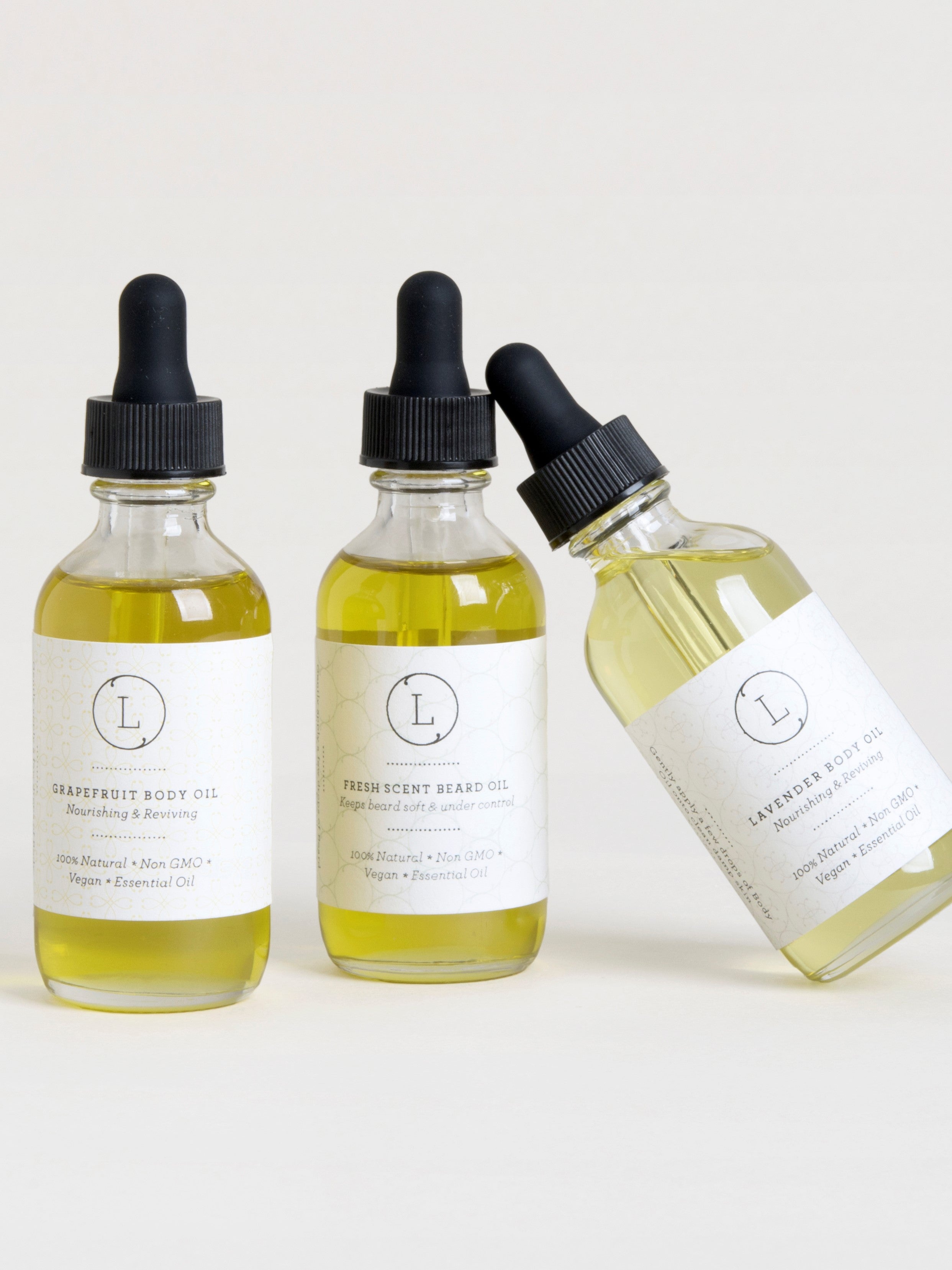 Reviving Natural Body Oil with Essential Oils – Lavender or Grapefruit