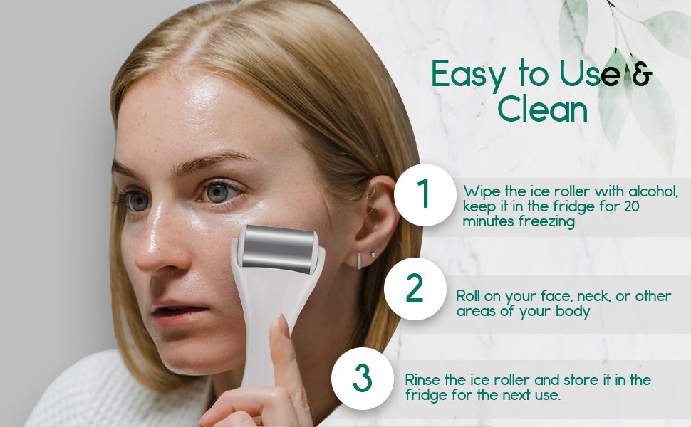 Body Massage Ice Roller – Cooling Face & Body Skincare Tool