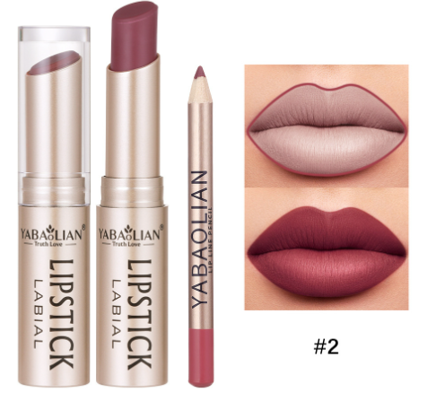 Matte Waterproof Nude Lipstick – Long-Lasting Velvety Formula