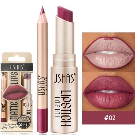 Matte Waterproof Nude Lipstick – Long-Lasting Velvety Formula