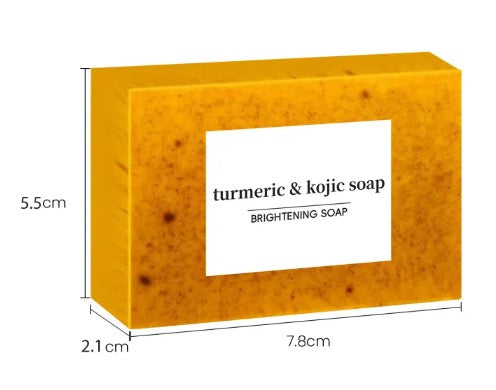 Turmeric & Lemon Natural Soap Bar – Handcrafted with Natural Extracts