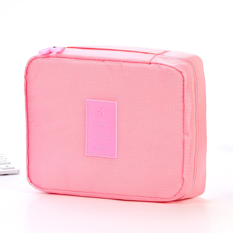 Waterproof Travel Cosmetic Bag – Multi-Pocket Organizer with Dividers