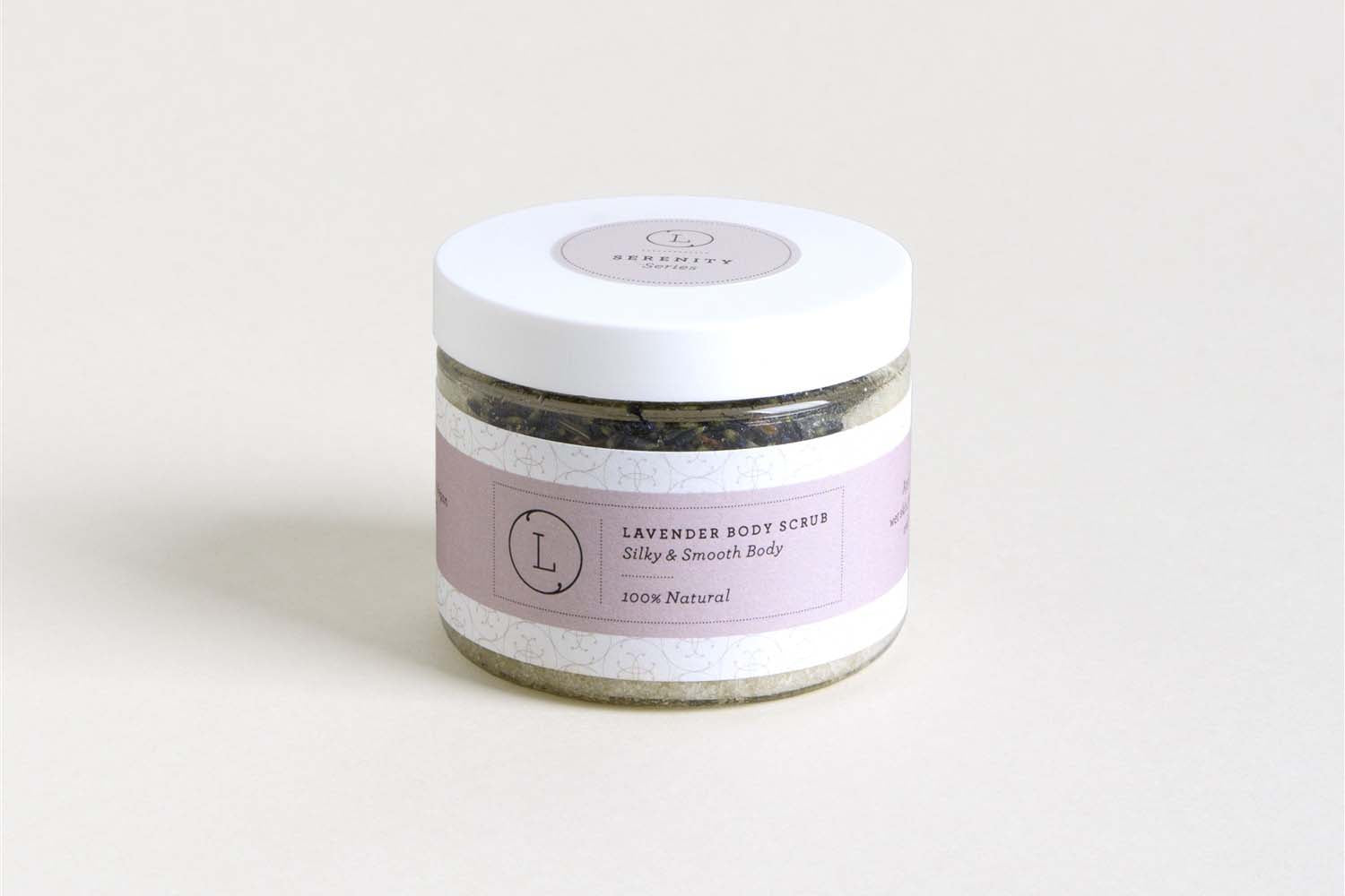 Lavender Natural Salt Body Scrub – Exfoliating Scrub with Essential Oils