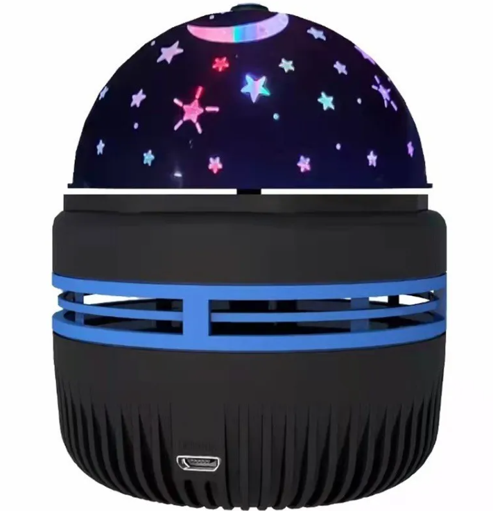 LED Star Galaxy Projector Lamp – Rotating Magic Ball Night Light for Bedroom