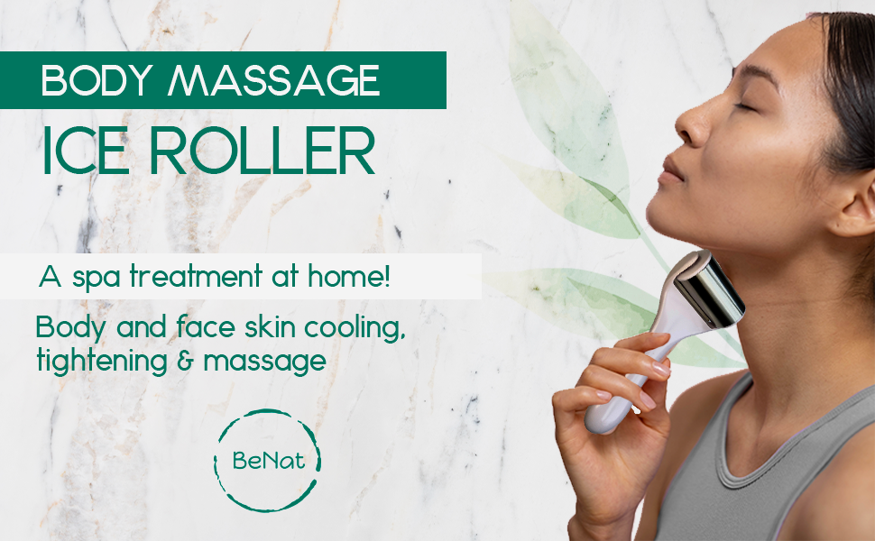 Body Massage Ice Roller – Cooling Face & Body Skincare Tool