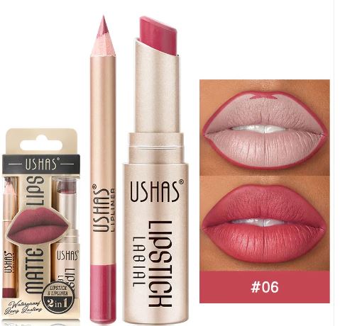 Matte Waterproof Nude Lipstick – Long-Lasting Velvety Formula